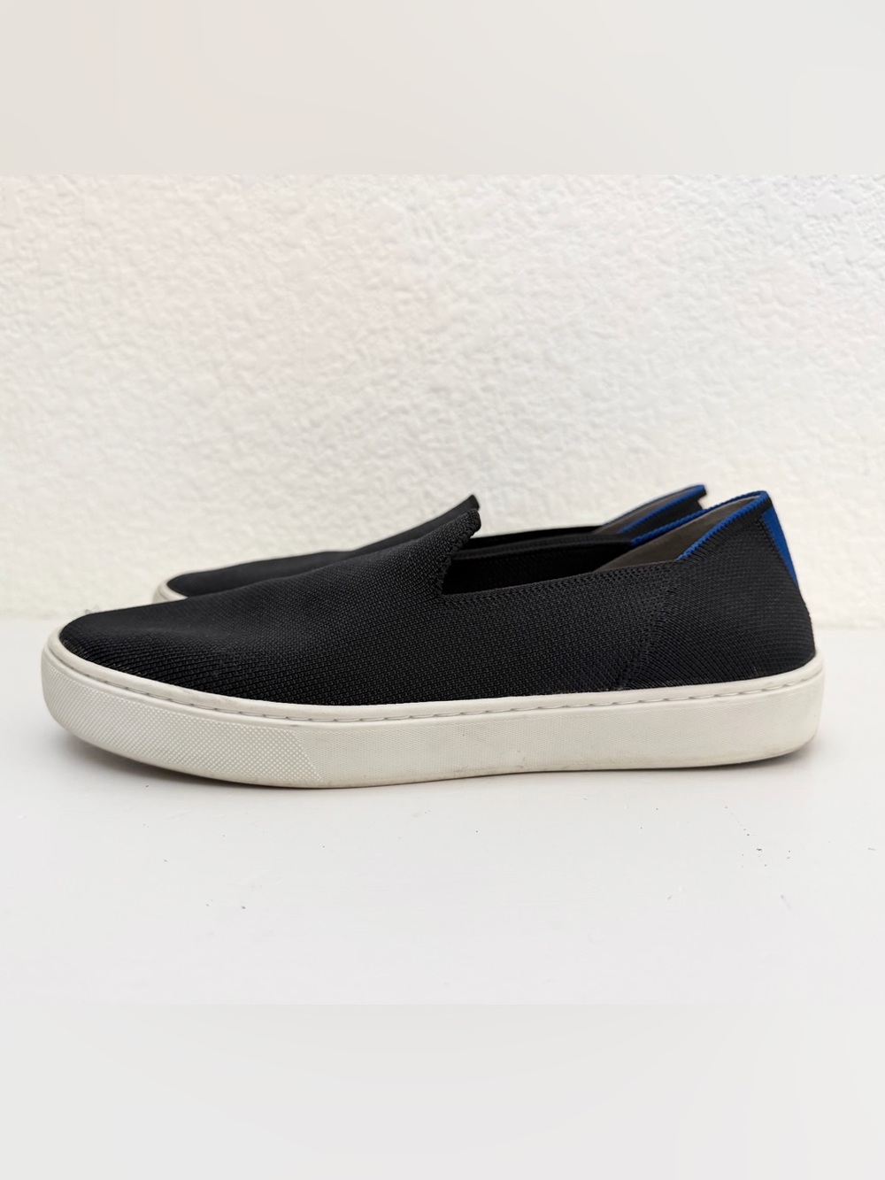 ROTHY’S The Original Slip On Sneaker Solid Black Knit Washable Women's 9